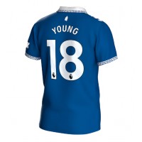 Pánský Fotbalový dres Everton Ashley Young #18 2023-24 Domácí Krátký Rukáv